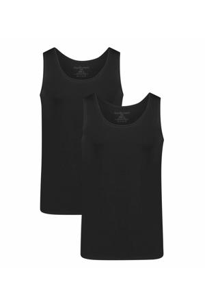 hemd Stef met bamboe (set van 2) zwart