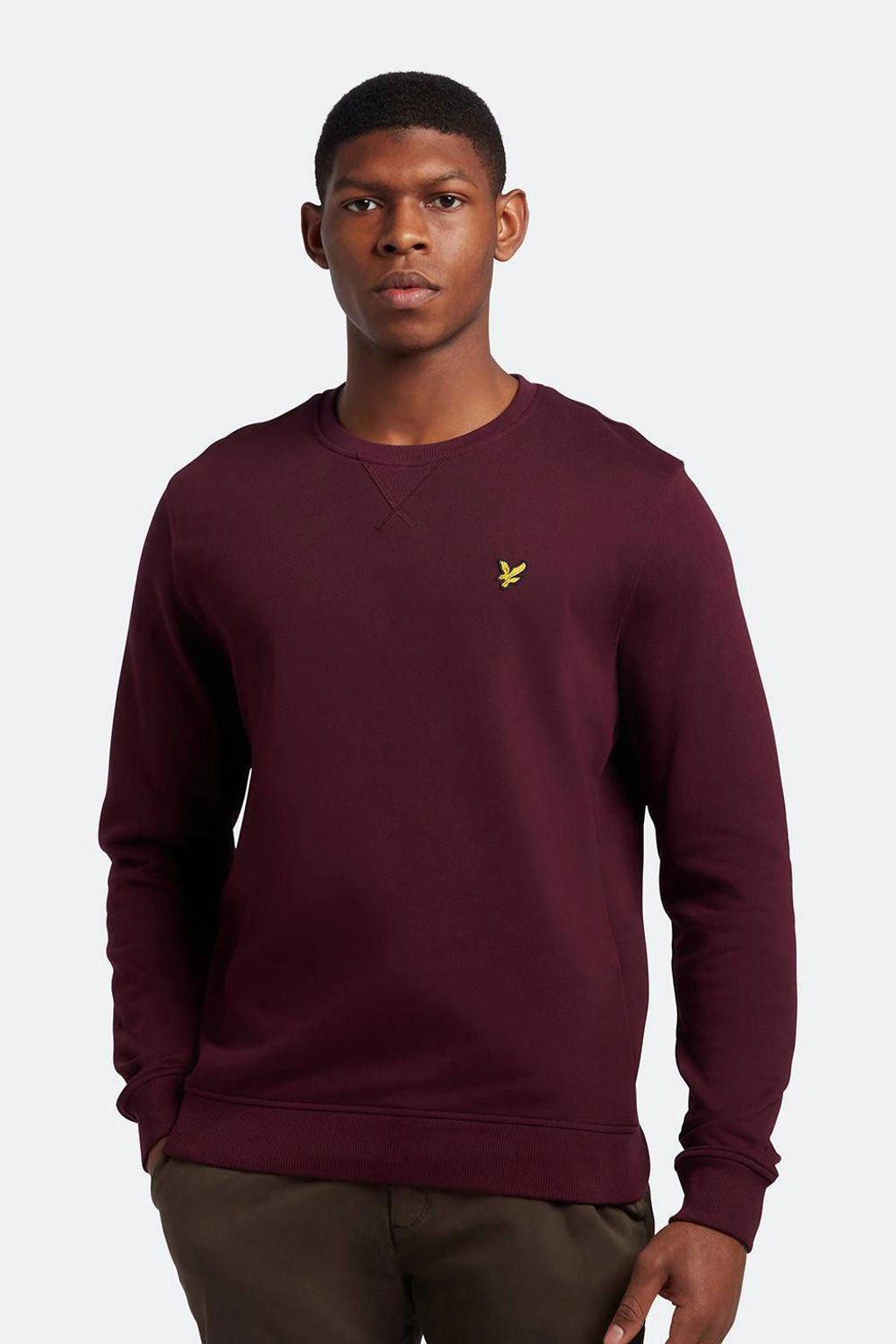 Lyle & Scott sweater burgundy | wehkamp