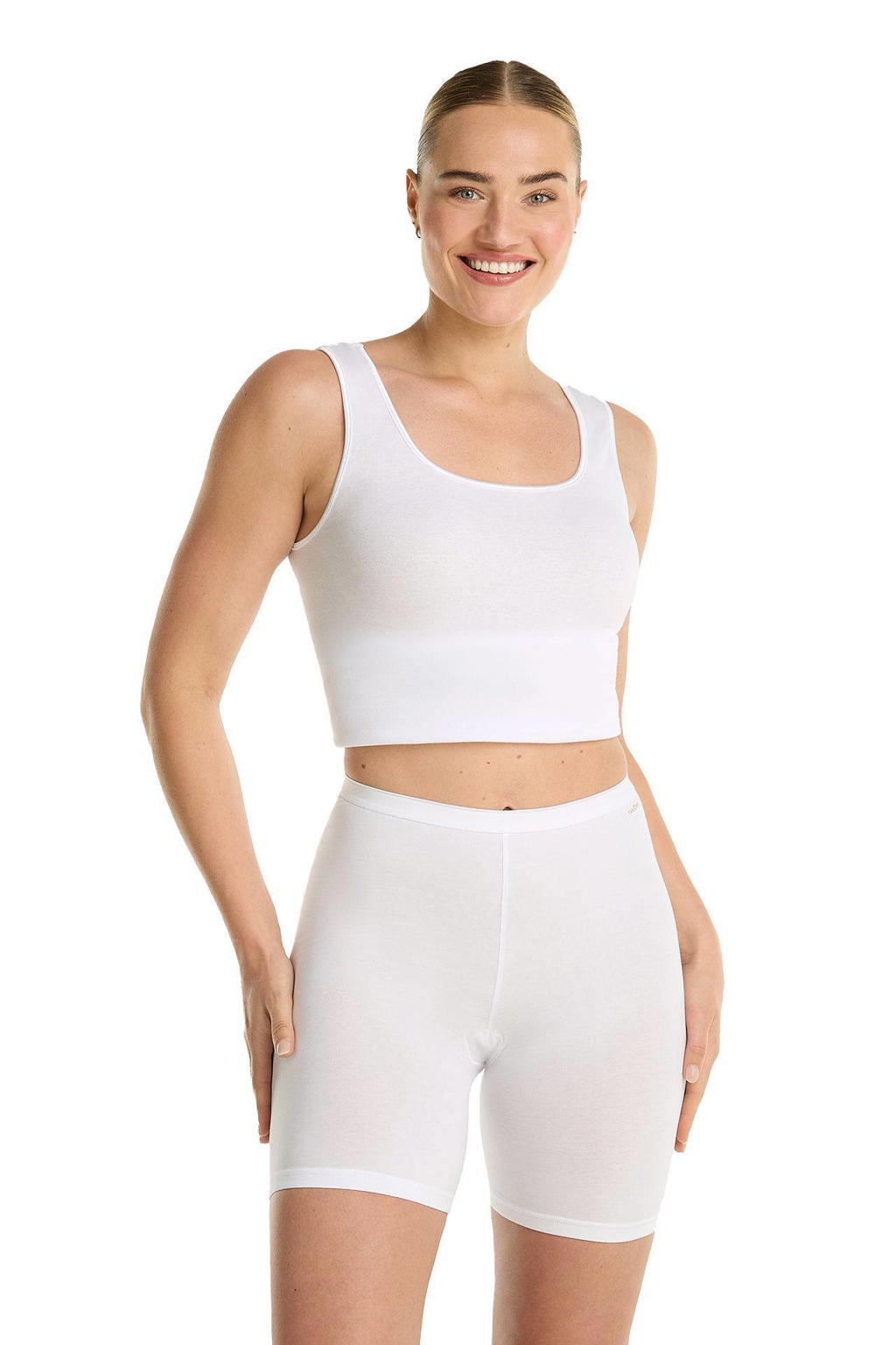 ten Cate Basic cycling short (set van 2) wit
