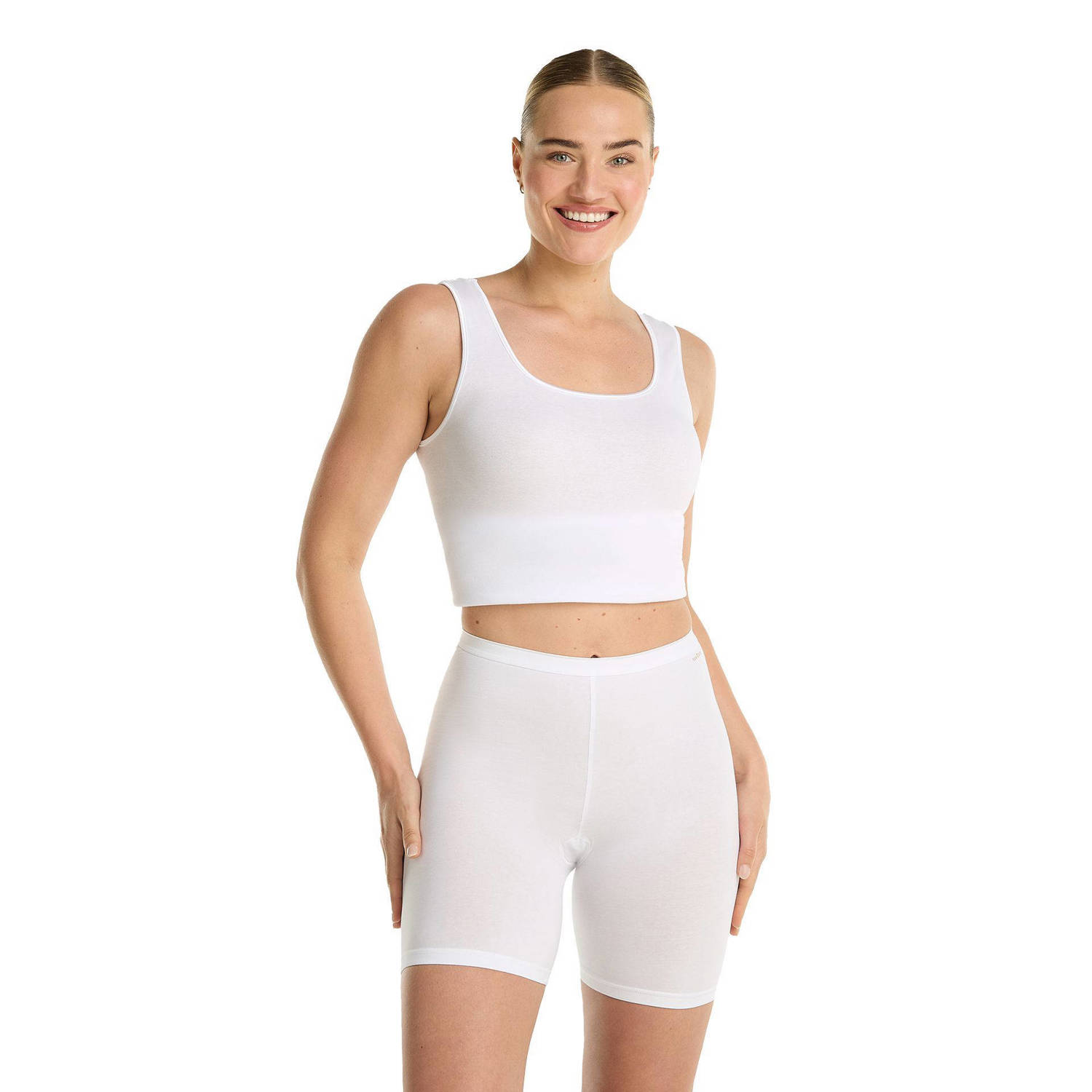 Ten Cate Basic long short (set van 2) wit