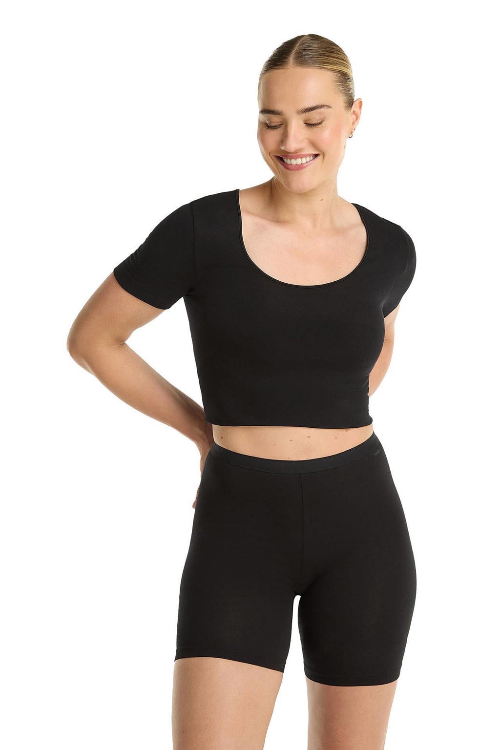 ten Cate Basic cycling short (set van 2) zwart