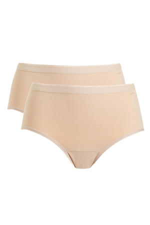 midi slip (set van 2) beige