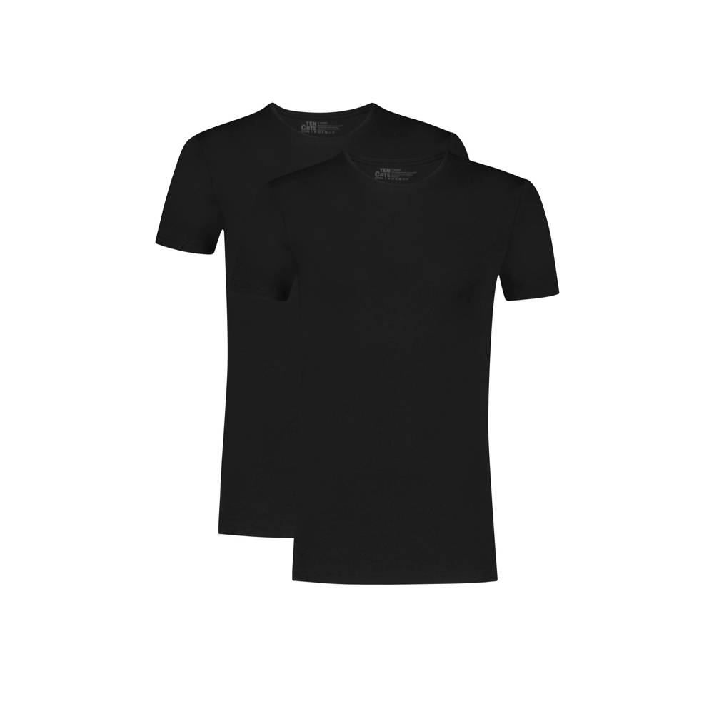 Ten Cate Basic ondershirt (set van 2) zwart