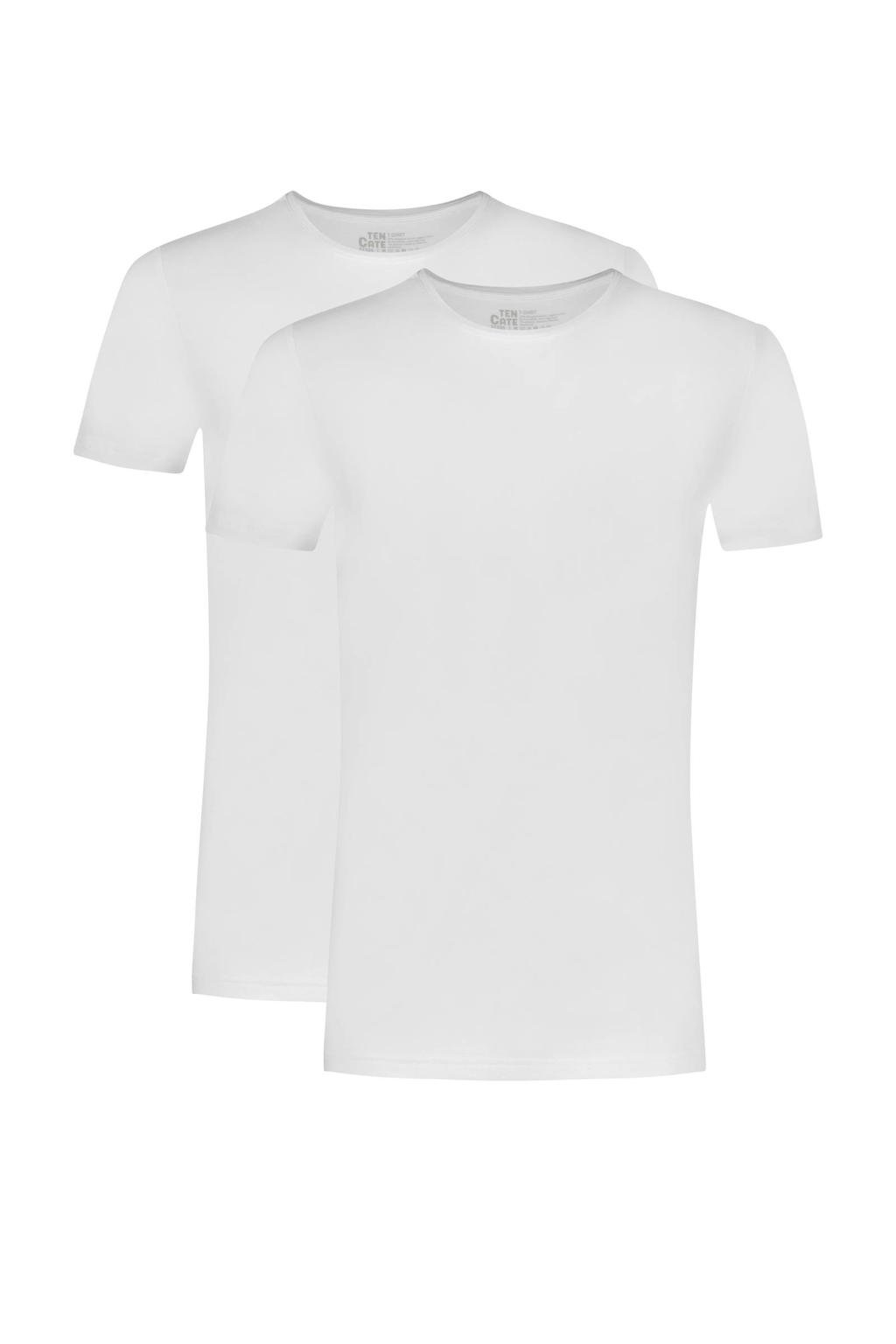 ten Cate Basic ondershirt (set van 2) wit