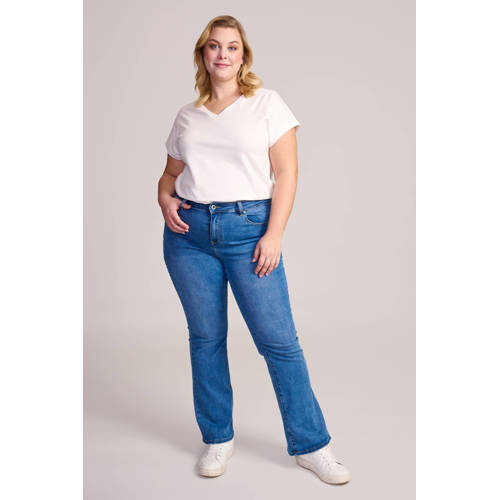 Exxcellent Flared jeans Loes blauw afbeelding