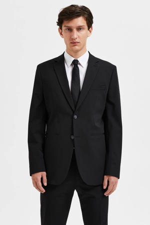 slim fit colbert zwart
