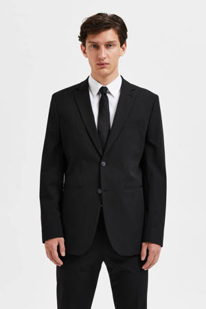 slim fit colbert zwart