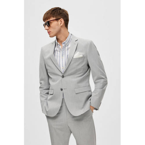SELECTED HOMME slim fit colbert lichtgrijs afbeelding
