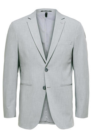slim fit colbert lichtgrijs
