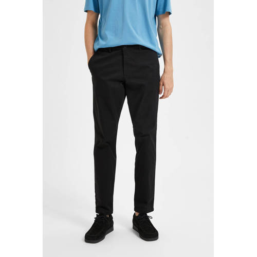 SELECTED HOMME slim chino zwart afbeelding