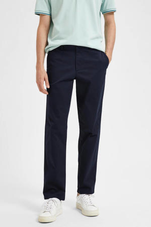 straight chino donkerblauw