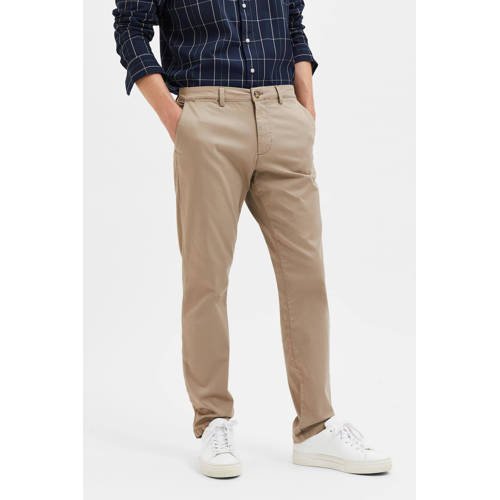SELECTED HOMME slim chino beige afbeelding