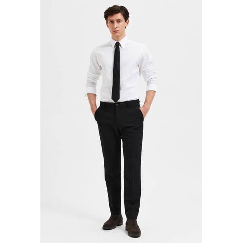 SELECTED HOMME slim fit pantalon zwart afbeelding