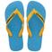 Havaianas teenslippers geel/blauw
