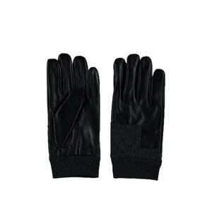 leren handschoenen zwart