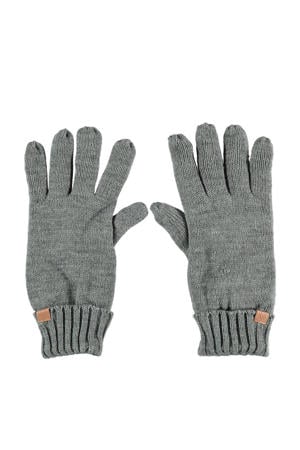 gemeleerde handschoenen grijs