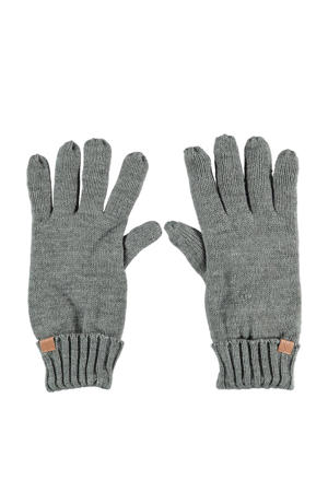 gemeleerde handschoenen grijs