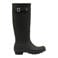 Hunter Original Tall Wellington Boots regenlaarzen met profielzool en logo - zwart