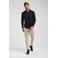 GABBIANO slim fit overhemd donkerblauw