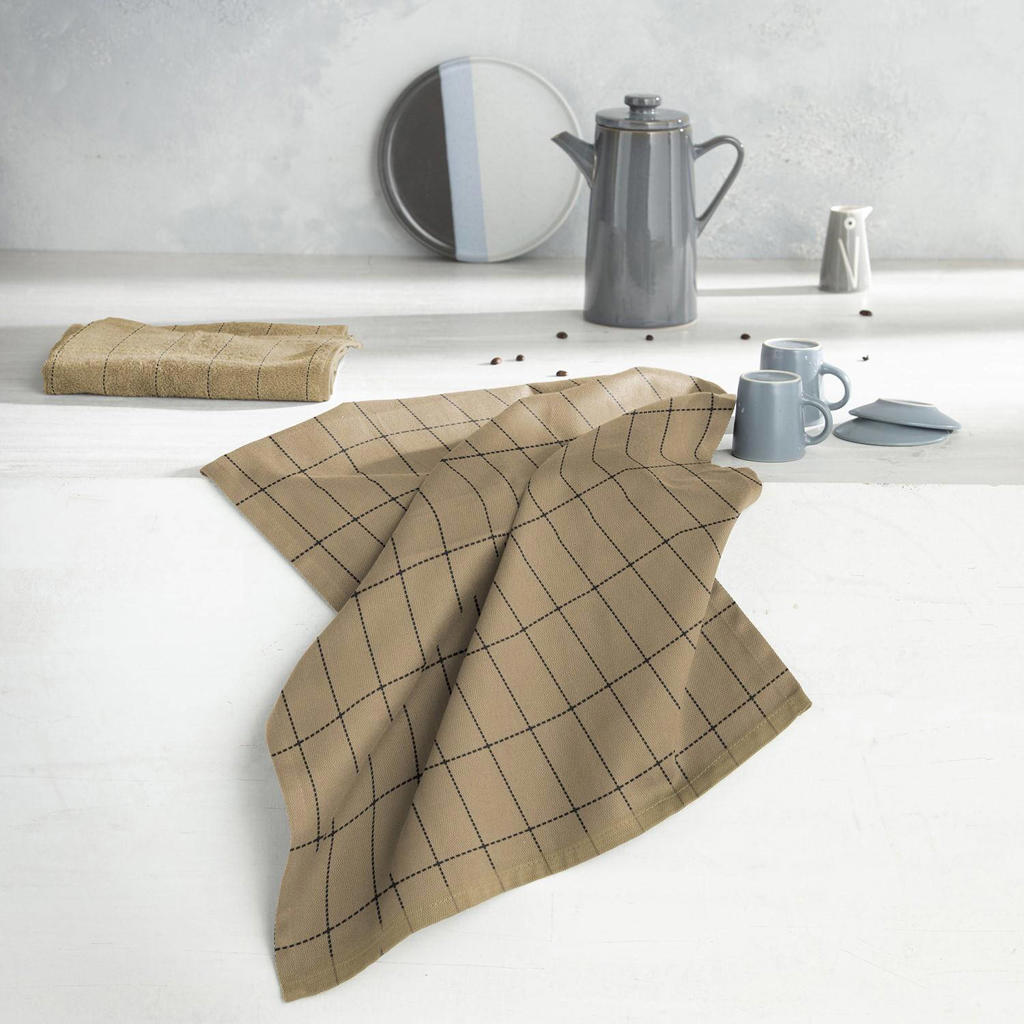 DDDDD keuken- en theedoek fence (set van 2) | wehkamp