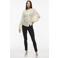 VILA geweven blouse VICHIKKA met kant ecru