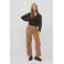 VILA geweven blouse VICHIKKA met kant zwart