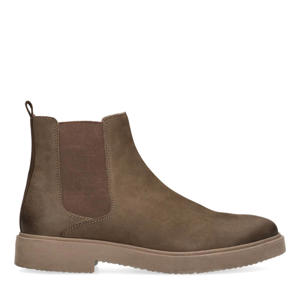   nubuck chelsea boots taupe