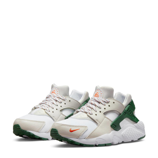 herhaling Misverstand Pacifische eilanden Nike Huarache Run SE sneakers wit/oranje/groen | wehkamp