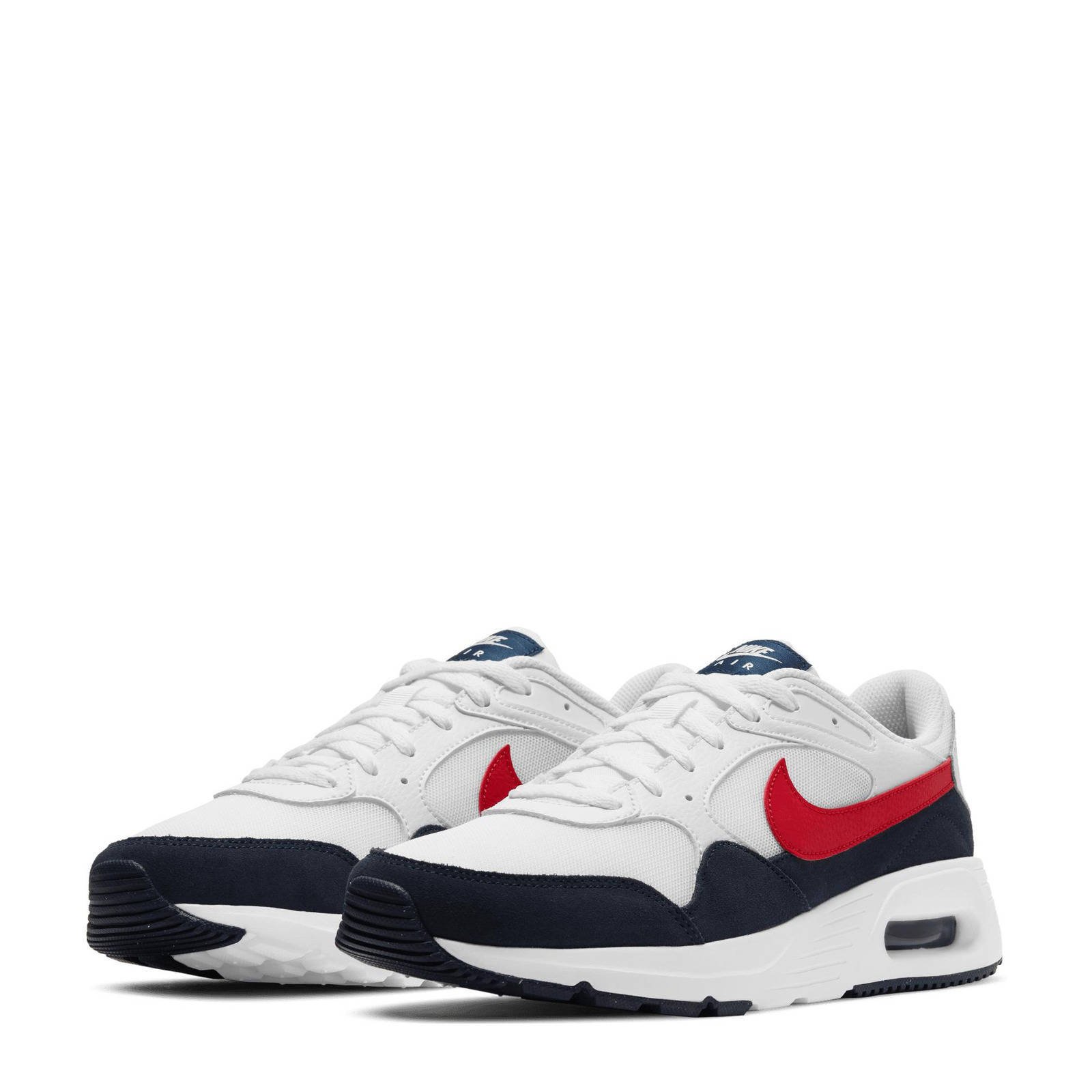 Nike air max rood cheap wit blauw