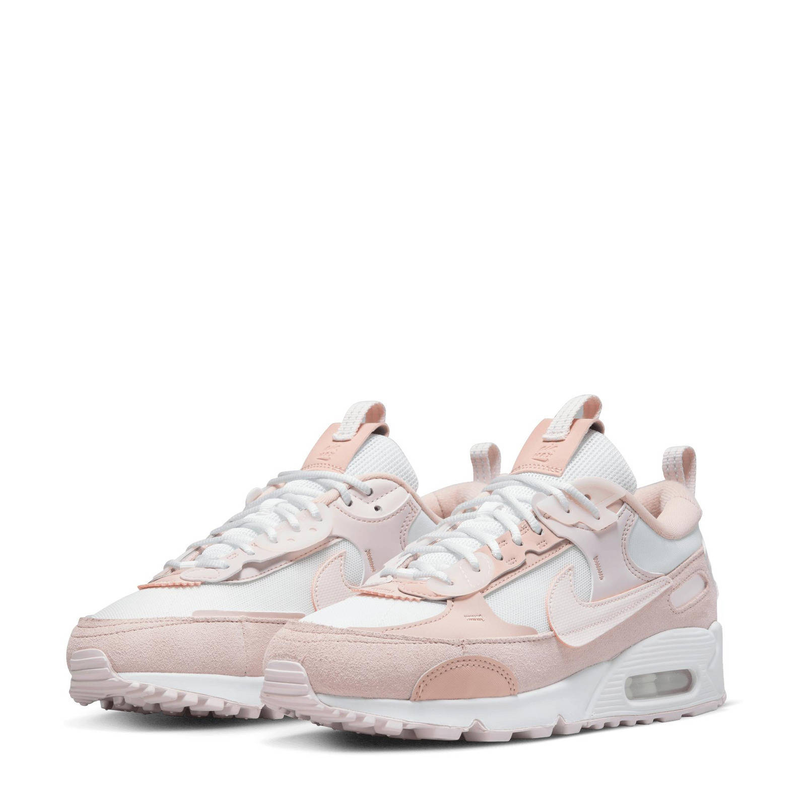 Nike Air Max 90 Futura sneakers wit/lichtroze | wehkamp