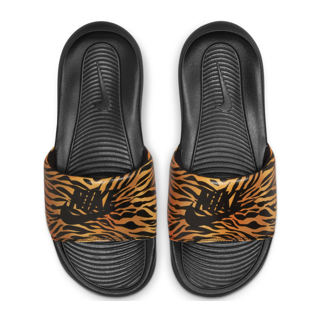 Nike Victori One Slide  badslippers zwart/camel