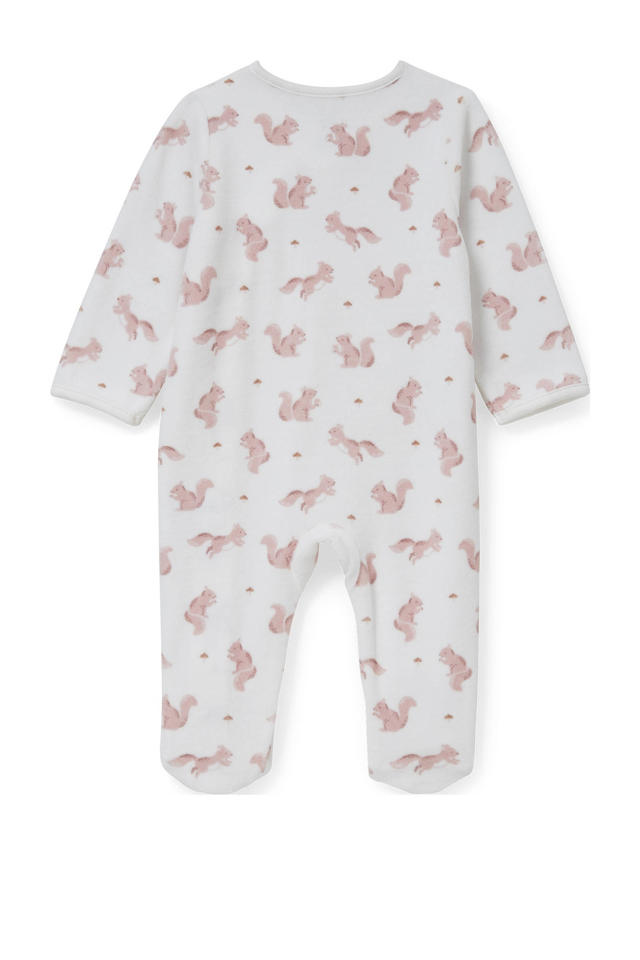 Symfonie Banyan schedel C&A Baby Club newborn baby pyjama met biologisch katoen wit/roze | wehkamp