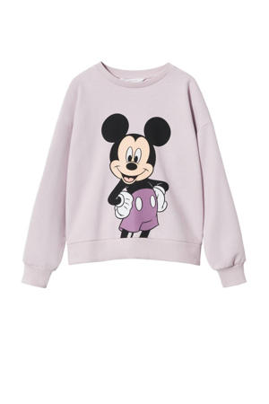 Mickey Mouse sweater lichtroze