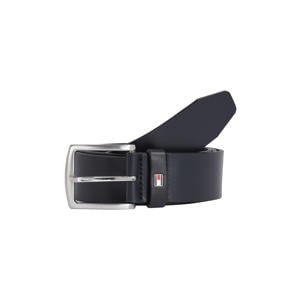 leren riem Denton donkerblauw
