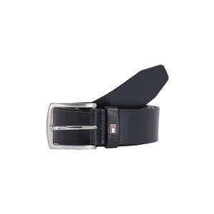 leren riem Denton donkerblauw