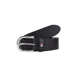 leren riem donkerblauw