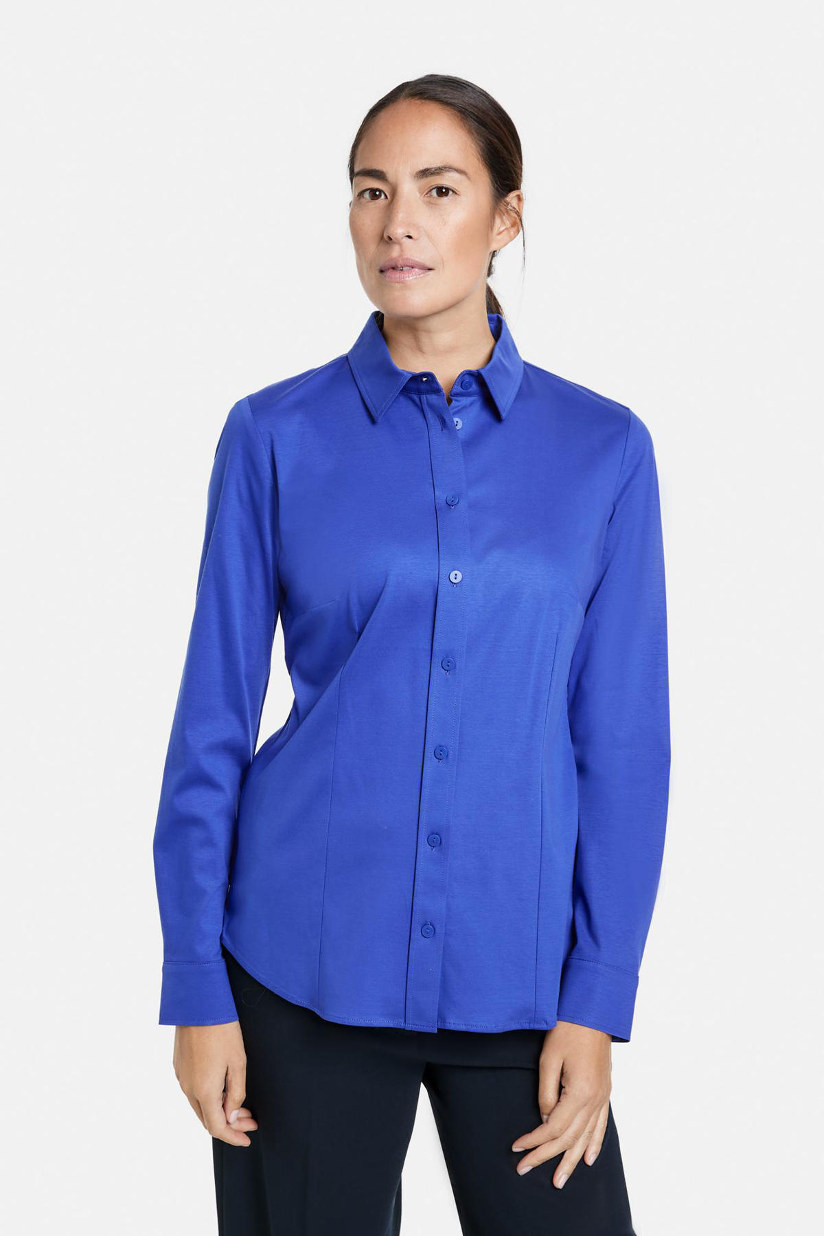 Quagga lineair Overtollig Gerry Weber blouse blauw | wehkamp