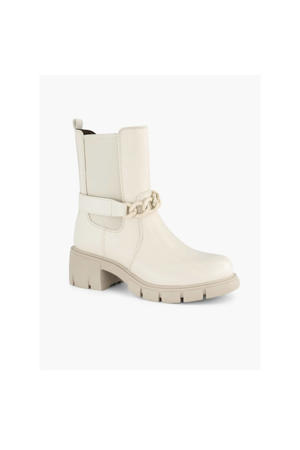   chelsea boots met chain off white
