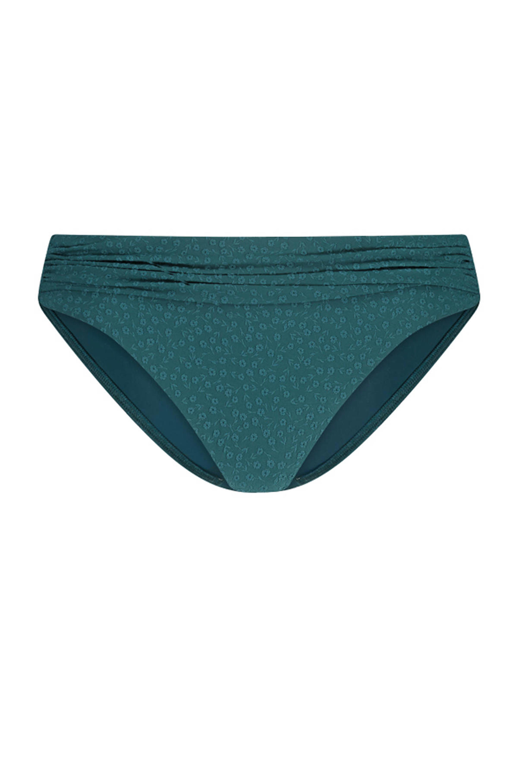 Cyell bikinibroekje Flora Teal petrol wehkamp