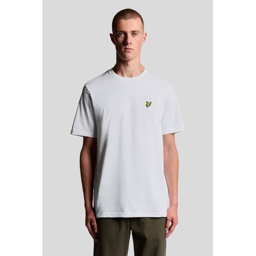 Lyle & Scott Regular fit T-shirt white afbeelding