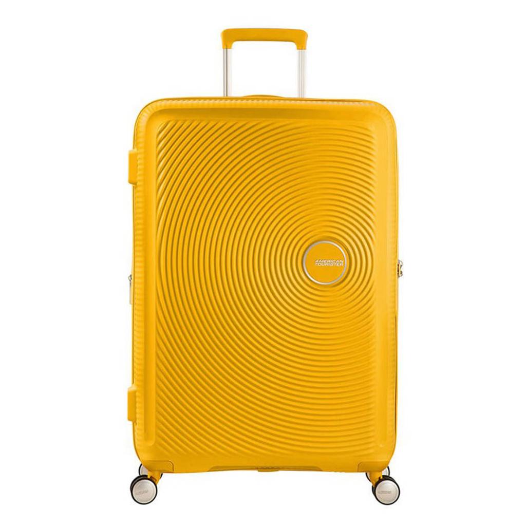 American Tourister trolley Soundbox 77 cm. Expandable geel
