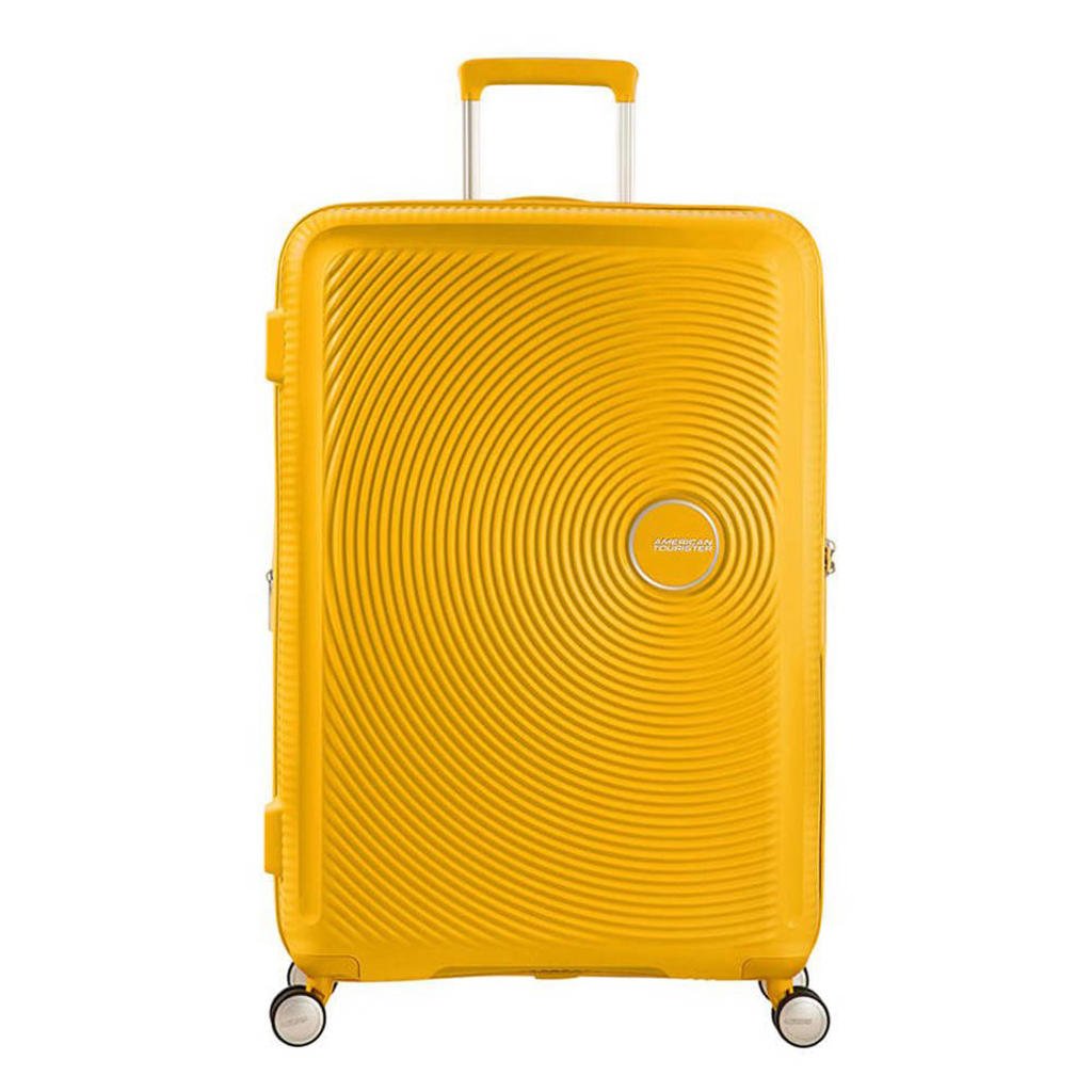 American Tourister  trolley Soundbox 77 cm geel