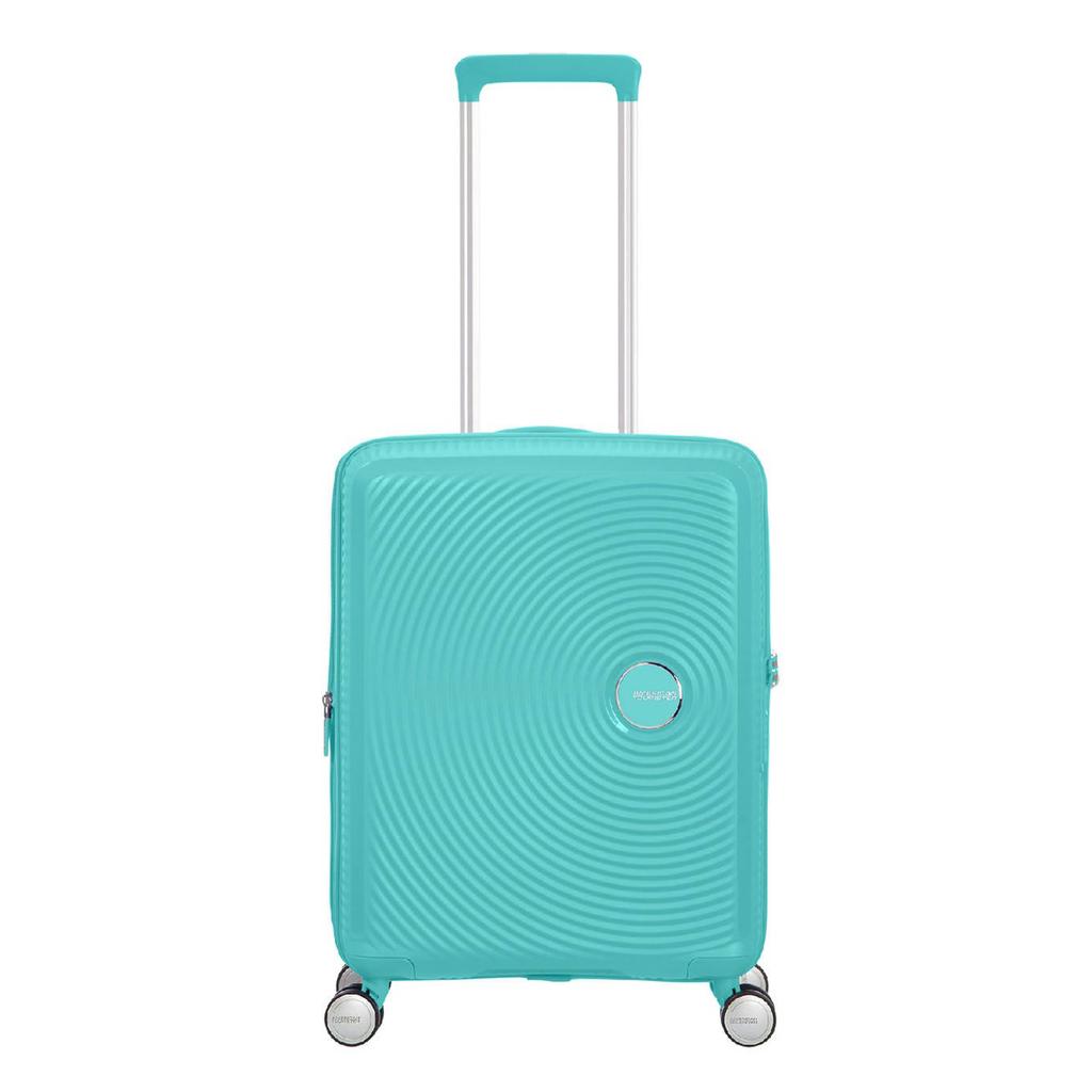 American Tourister trolley Soundbox 55 cm. Expandable turquoise