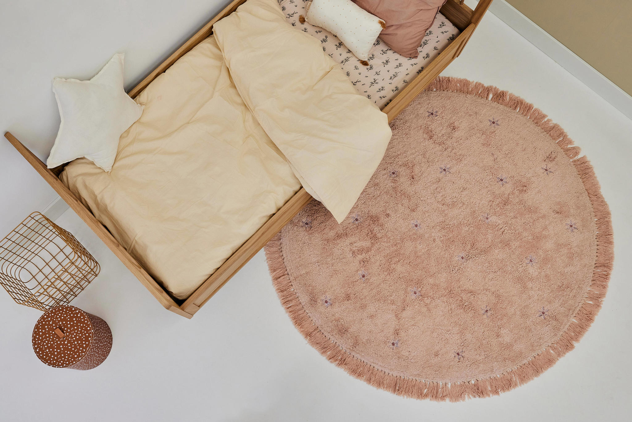 Tapis Petit vloerkleed Nora Flower (Ø130 cm) - Afbeelding 3