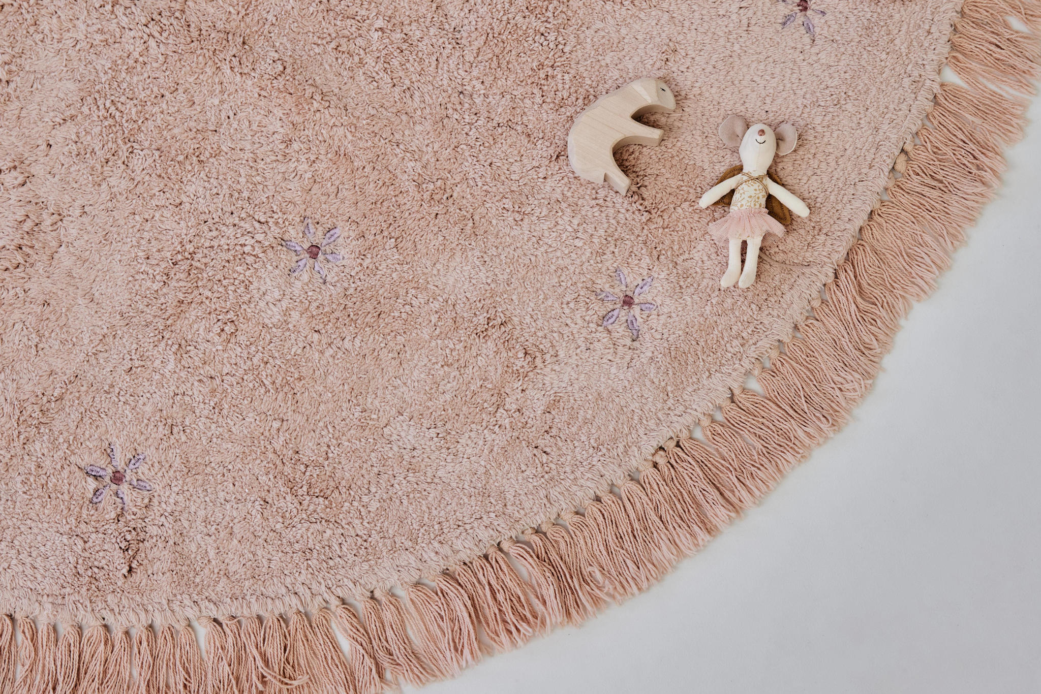 Tapis Petit vloerkleed Nora Flower (Ø130 cm) - Afbeelding 4