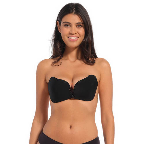 MAGIC Bodyfashion voorgevormde strapless push-up plak bh Va-Va-Voom zwart afbeelding