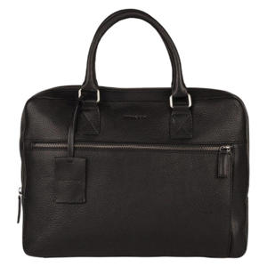 13.3 inch leren laptoptas Antique Avery zwart