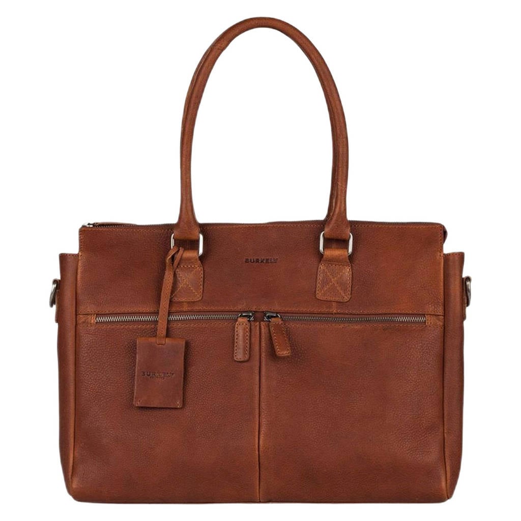 STILORD Jill Vintage Business Tas Leer Dames Aktetas Echt Lederen Laptoptas 15,6 inch elegante Handtas Laptop Tas voor Werk Kantoor Universiteit Kleur:zwart