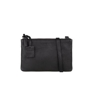leren crossbody tas Antique Avery L zwart
