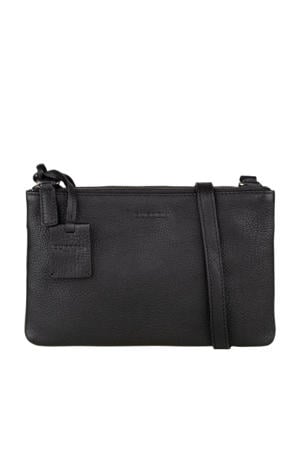 leren crossbody tas Antique Avery L zwart